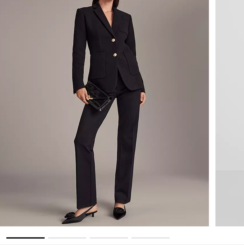 Ann Taylor Black Tailored Trousers